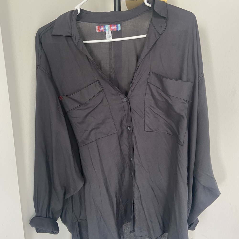 Urban outfitters satin button down